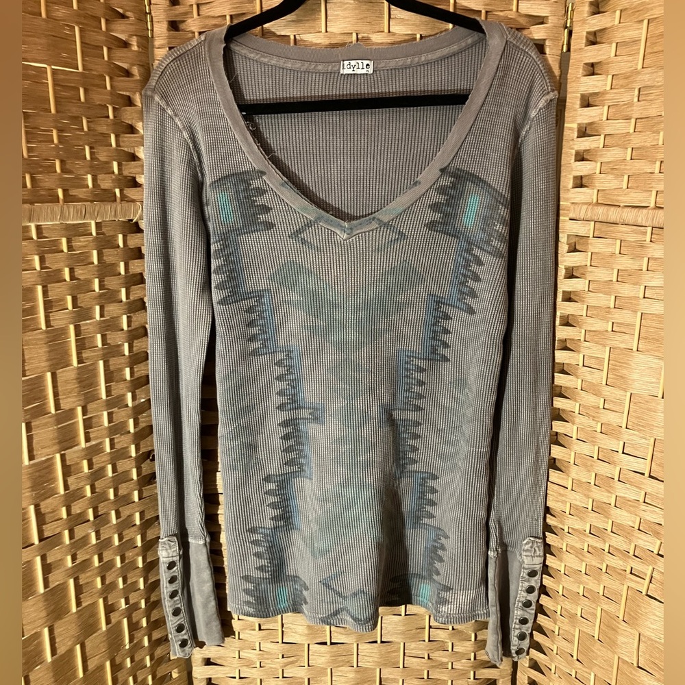 Y2K Idylle Waffle Knit Southwestern Top